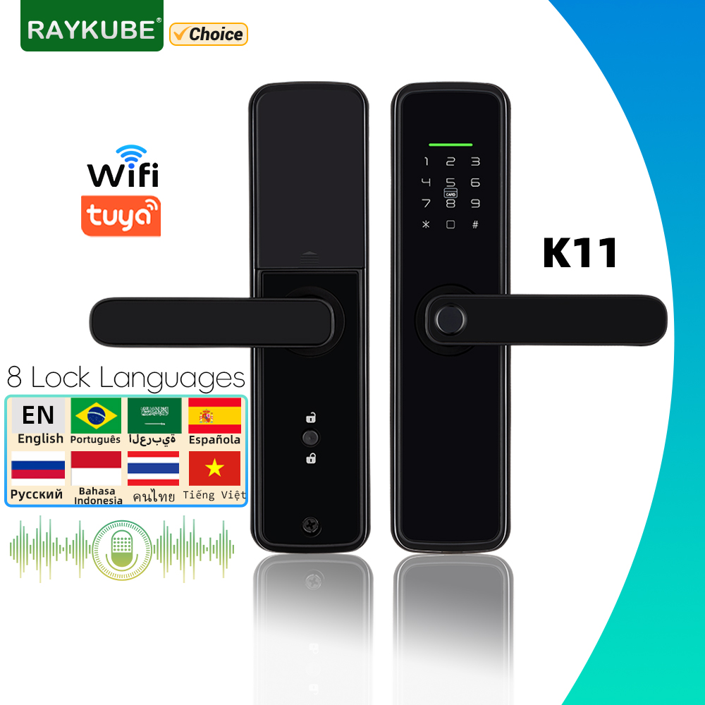Letter Opener Brass - RAYKUBE K11 Tuya WiFi 생체 인식