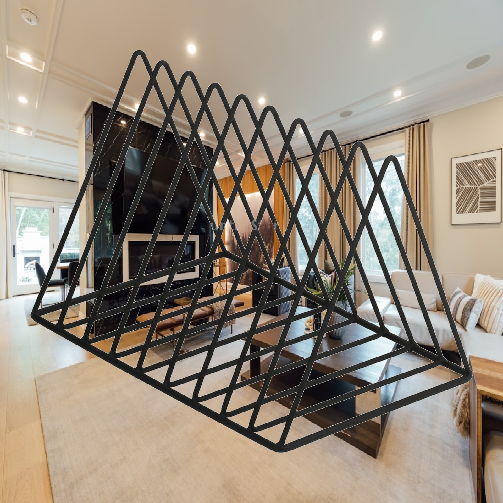 철제 와이어 데스크탑 정리대, 안정적인 삼각 와이어 디 - Magazine Holder Rack 리뷰 및 가격