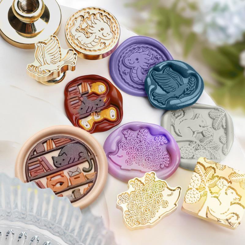 동물 식물 왁스 인감 스탬프 클래식 씰링 왁스 스탬프  - Wax Seal Stamp Set 리뷰 및 가격