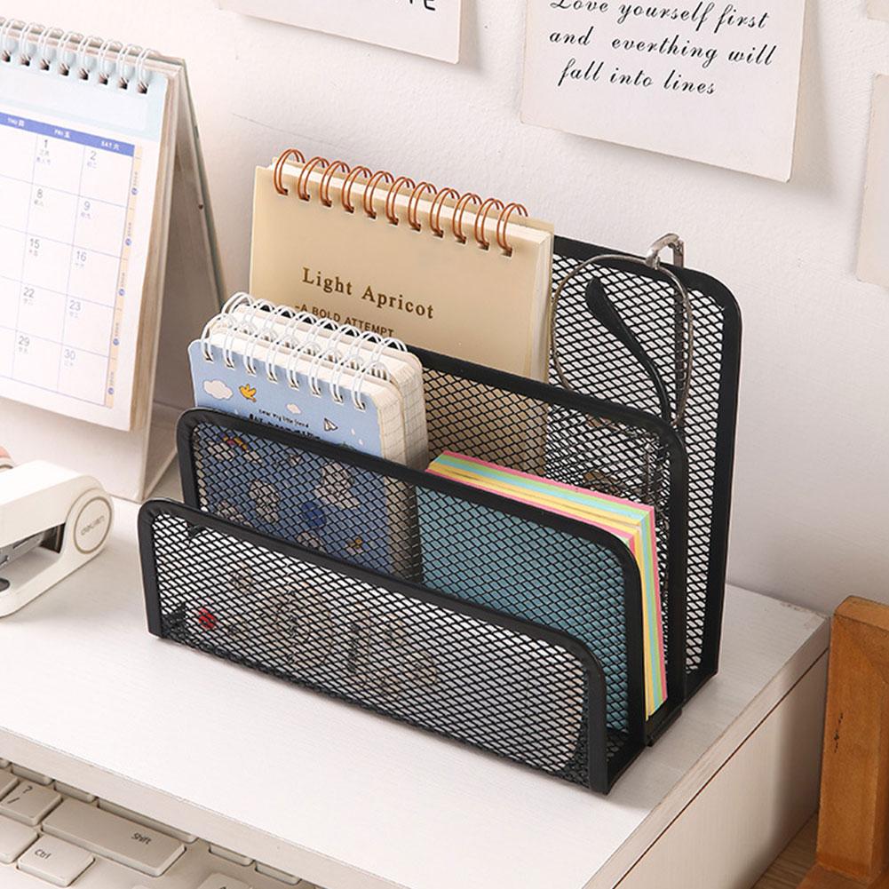 서류 정리대, 노트북 받침대, 책상용 3단 블랙 메탈  - Magazine Holder Rack 리뷰 및 가격