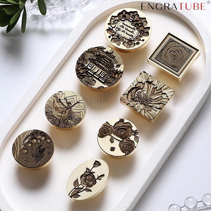 레이저 조각 엠보싱 3D 릴리프 왁스 도장 스탬프, 아 - Wax Seal Stamp Set 리뷰 및 가격