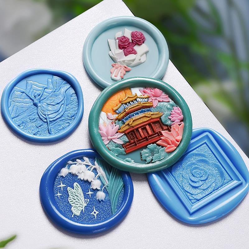 레이저 조각 엠보싱 3D 릴리프 왁스 도장 스탬프, 아 - Wax Seal Stamp Set 리뷰 및 가격