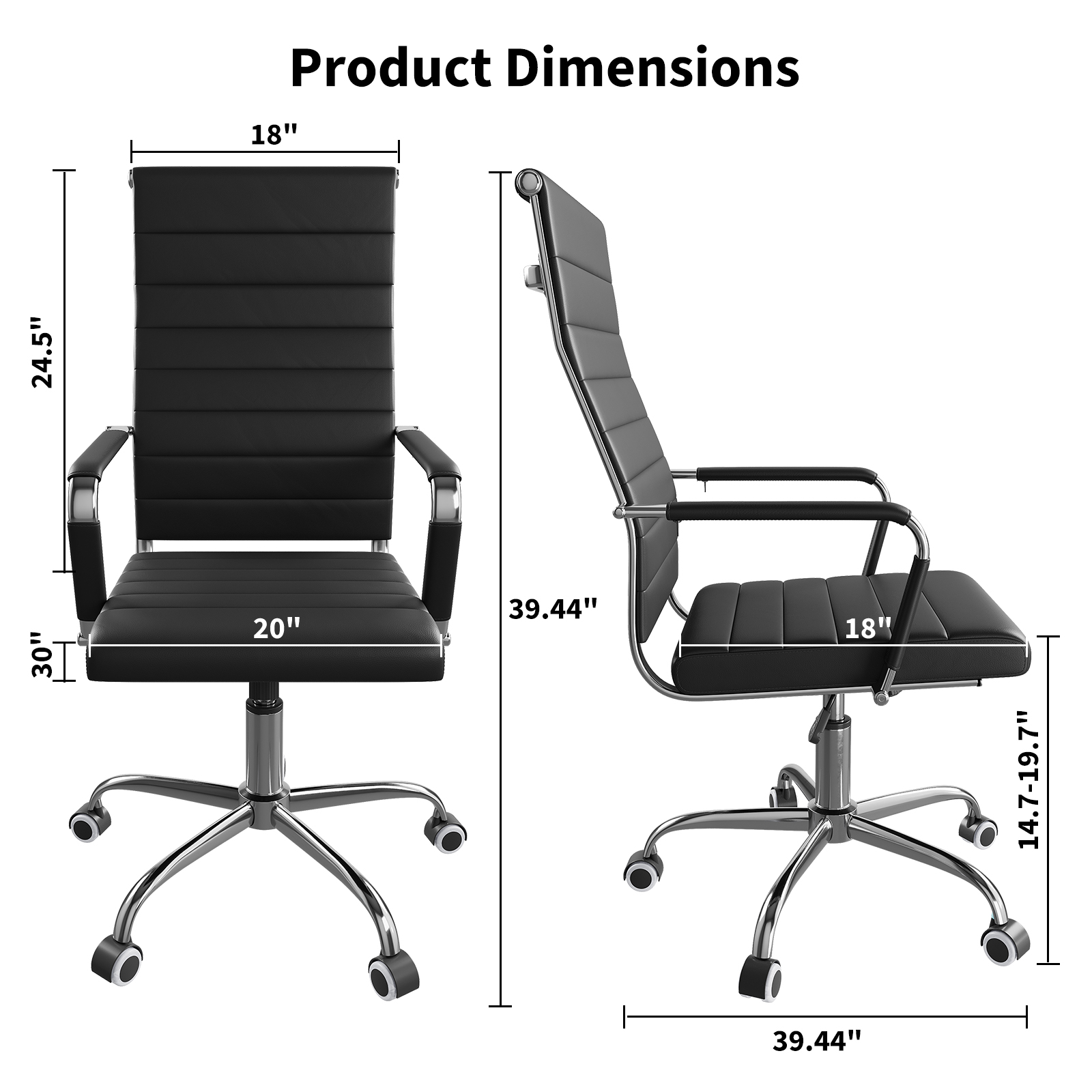 임원용 책상 의자, 등받이 부분에 골이 들어간 PU 가 - Leather Desk Pad 리뷰 및 가격