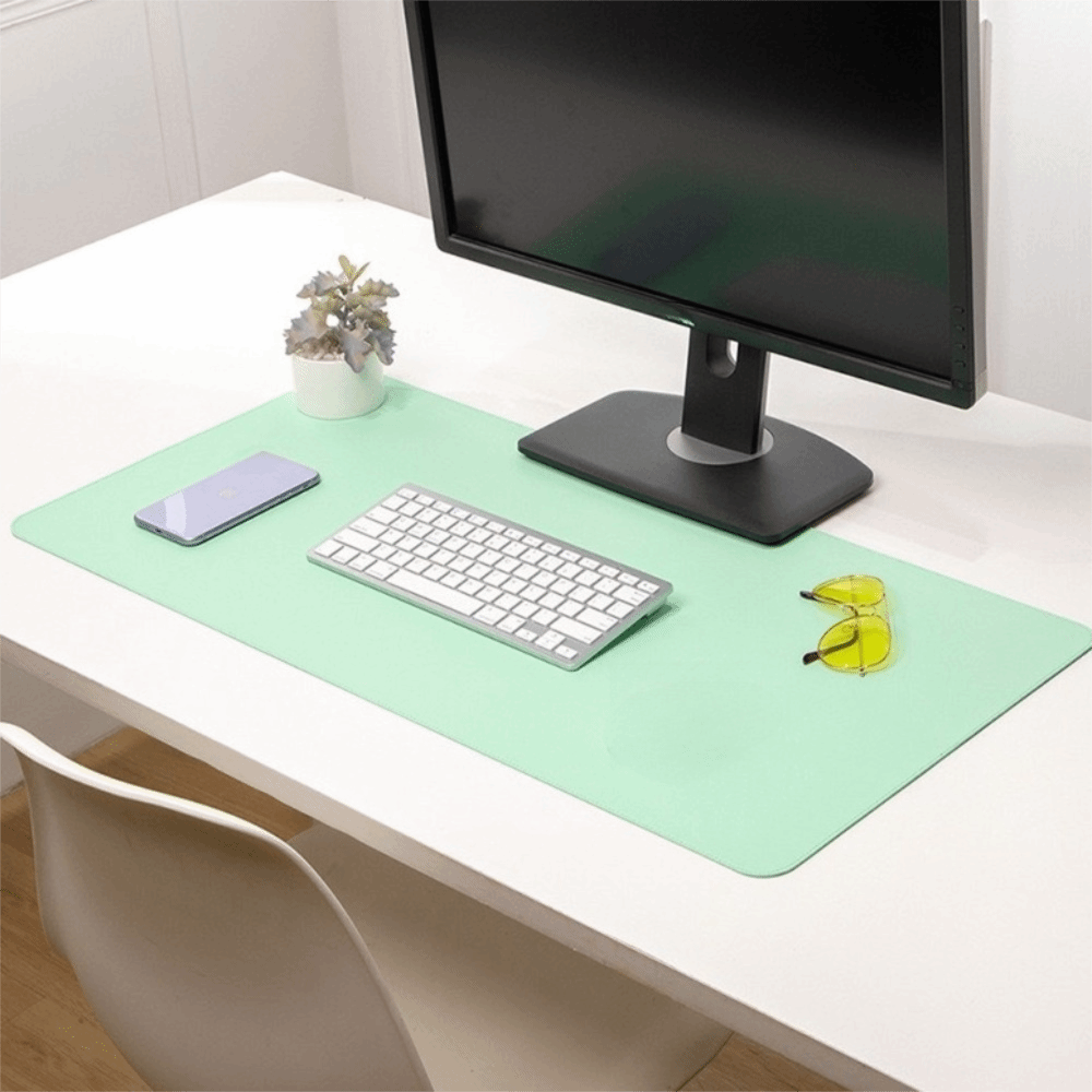 PU 가죽 소재의 양면 데스크 매트, 방수 기능, 부드 - Leather Desk Pad 리뷰 및 가격